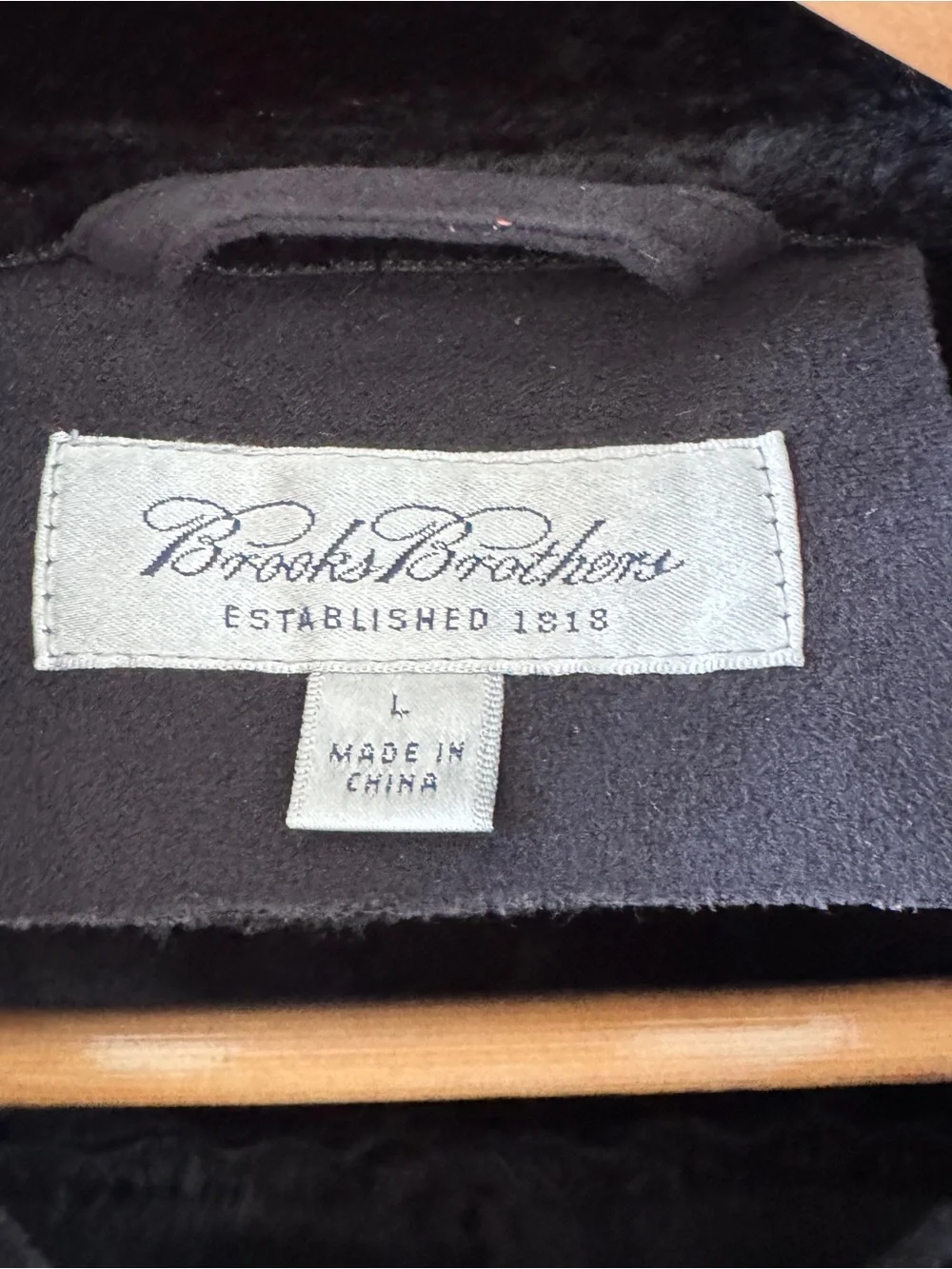 Women’s Black Faux-Shearling Jacket